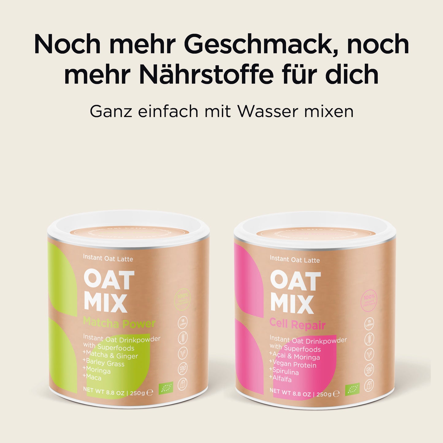 Sooperfood Hafer Mix Matcha Alternativen