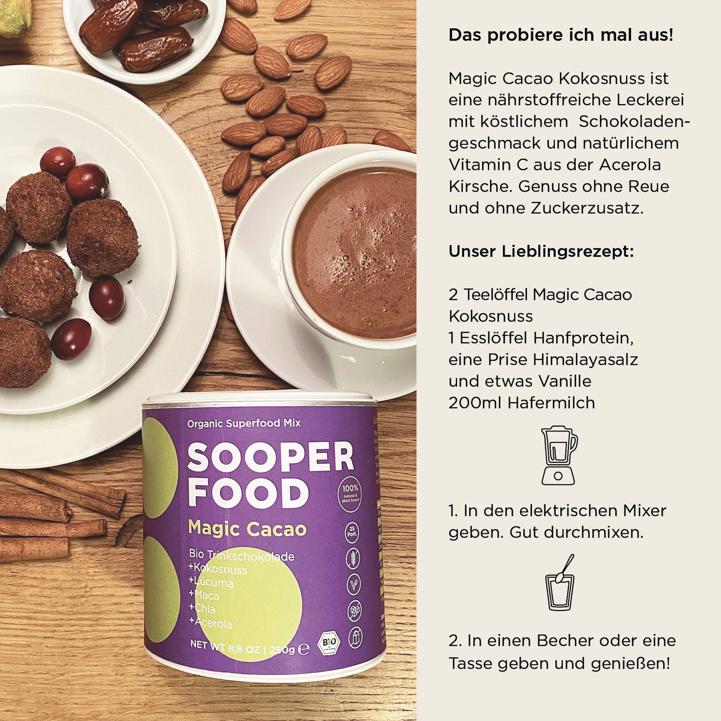Magic Cacao Kokosnuss