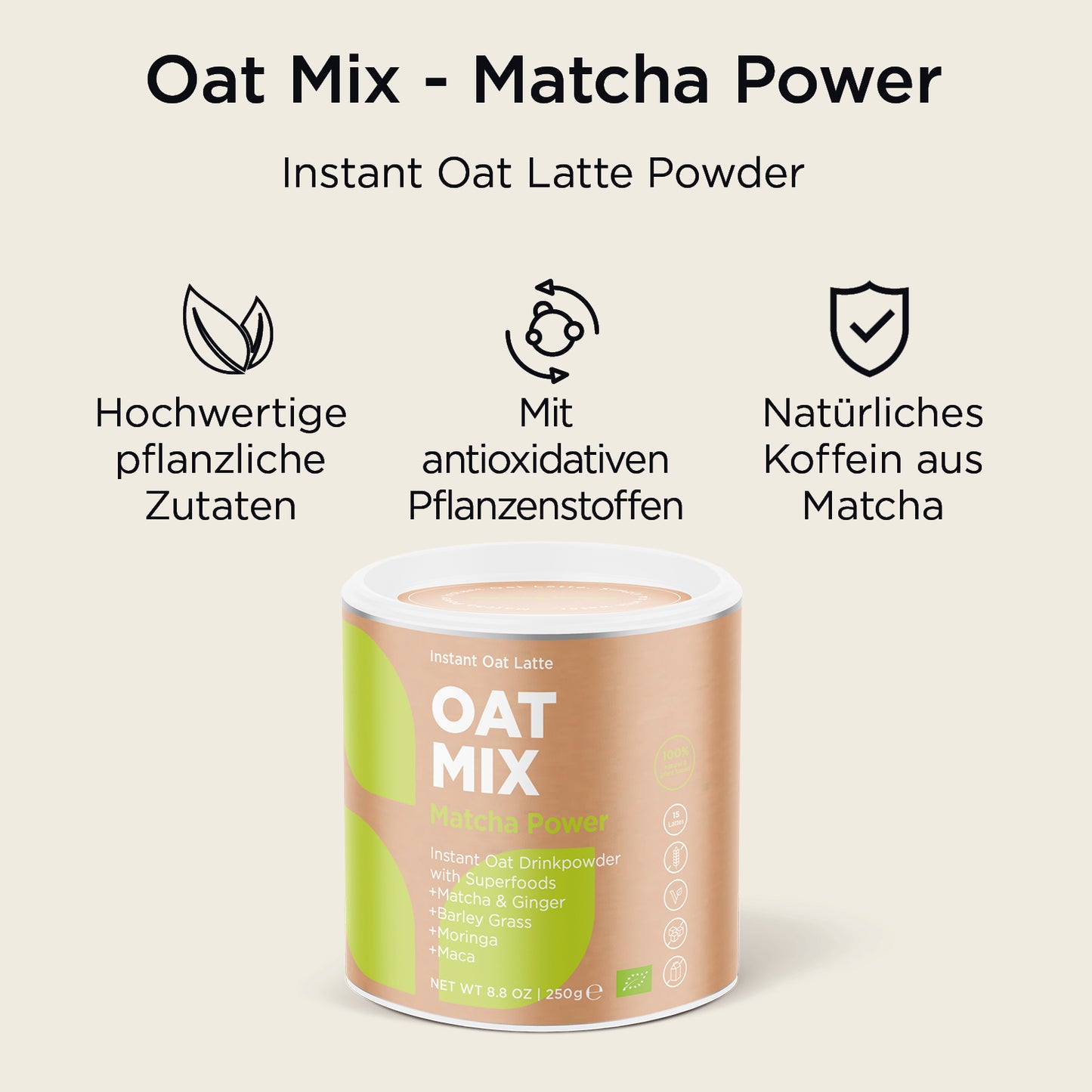 Oat Mix Matcha Power