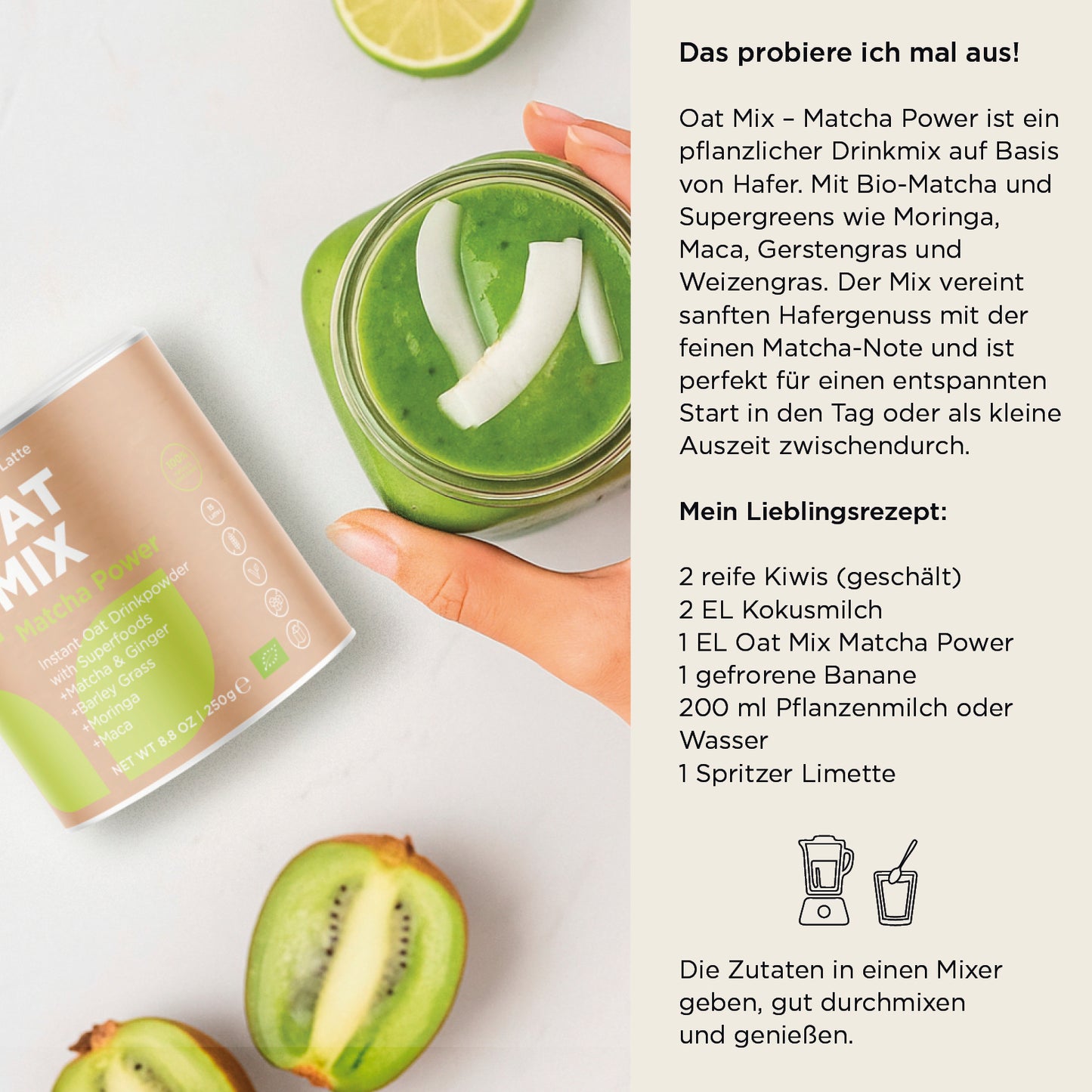 Oat Mix Matcha Power