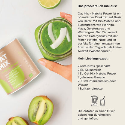 Mélange d'avoine Matcha Power