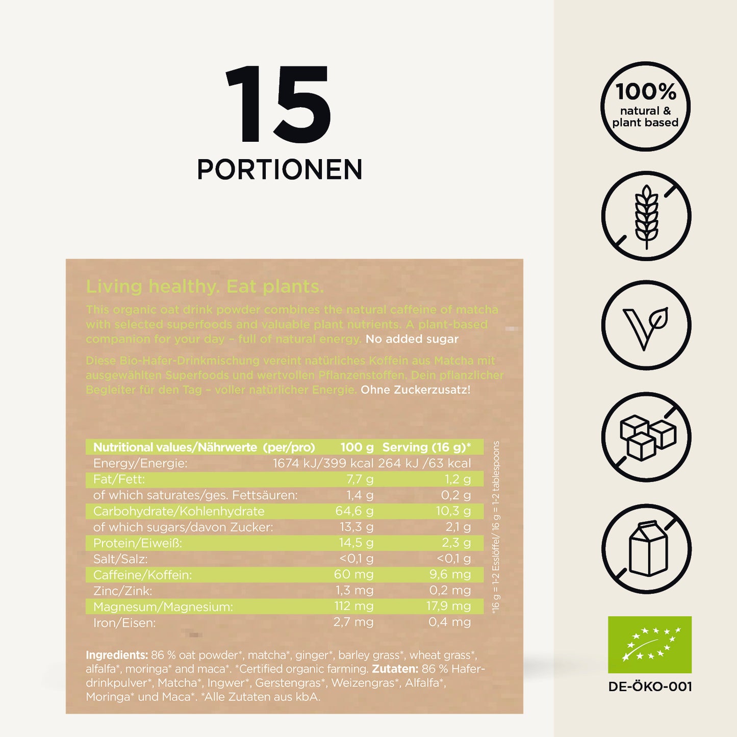 Oat Mix Matcha Power