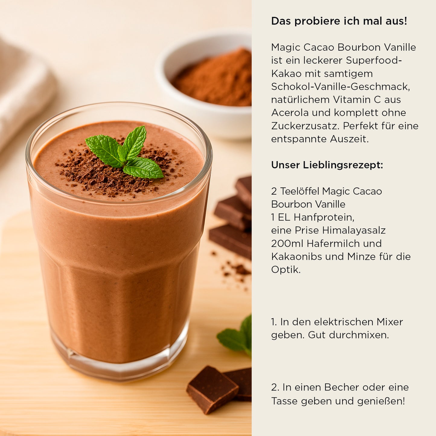 Magic Cacao Bourbon Vanille