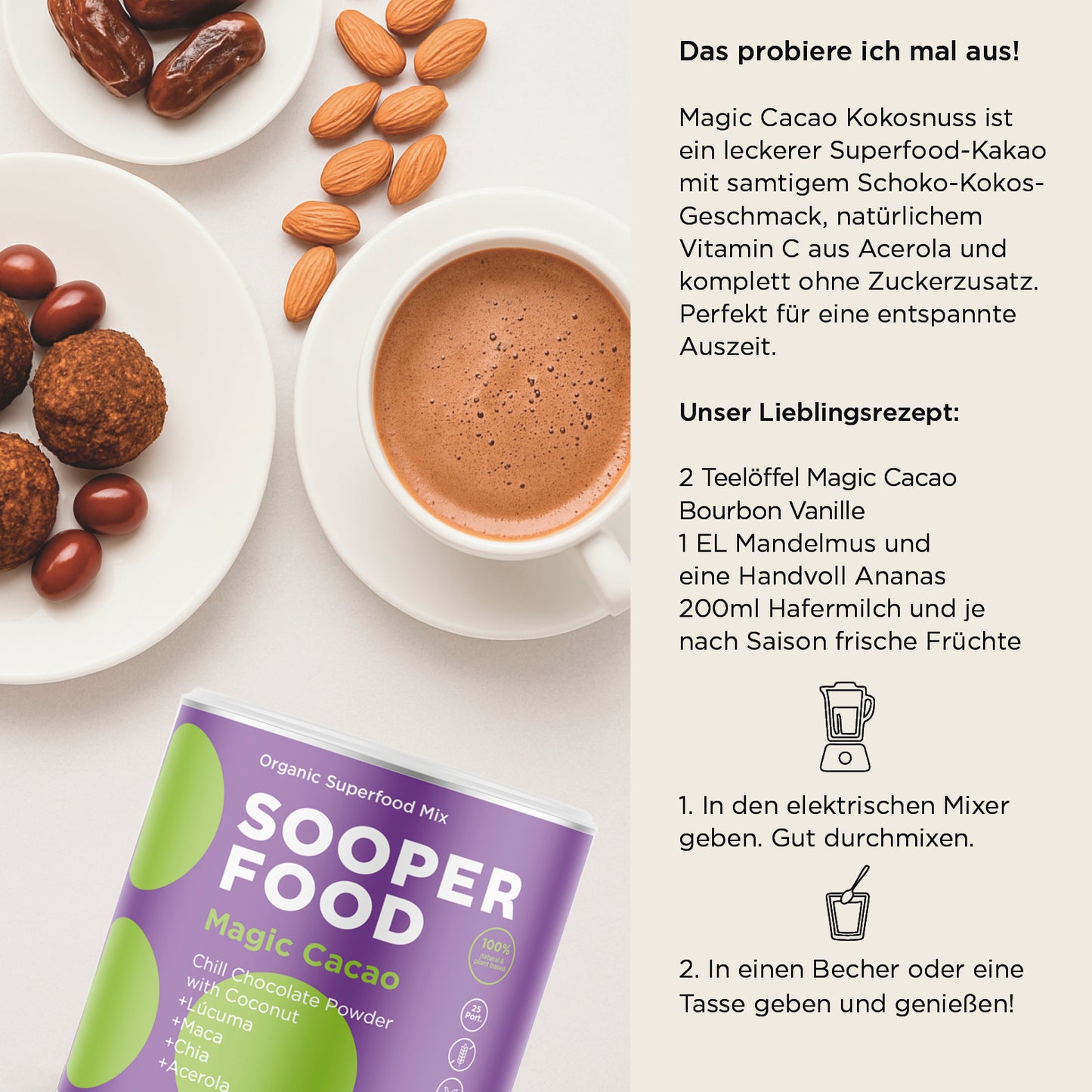 Magic Cacao Kokosnuss