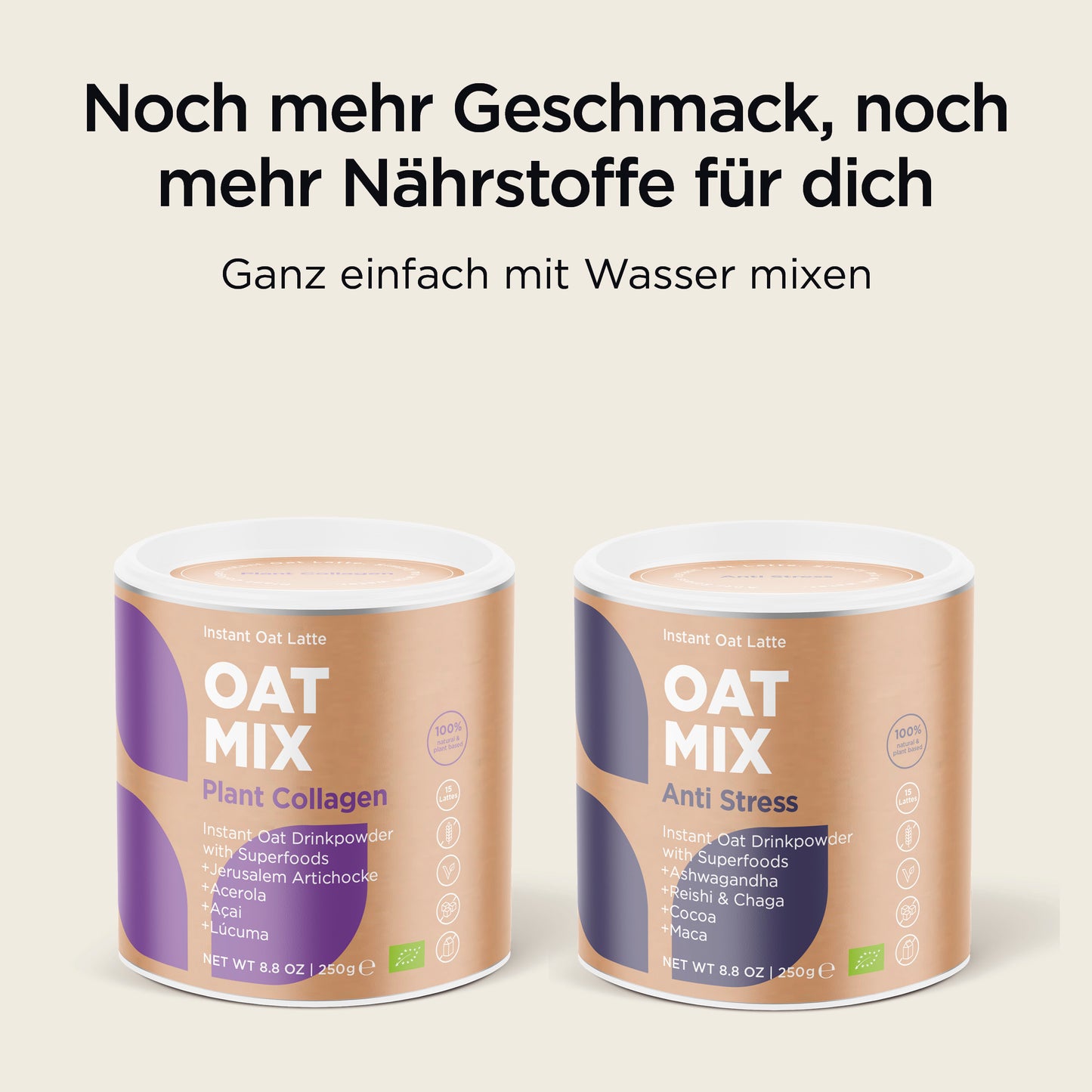 Hafer Mix Plant Collagen Alternativen